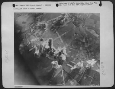 Thumbnail for Avord > Bombing of Avord Airfield, France.