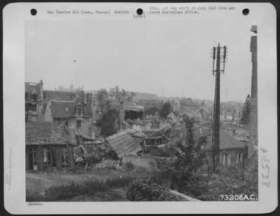 Thumbnail for Caen > Bomb Damage To Caen, France.  22 July 1944.