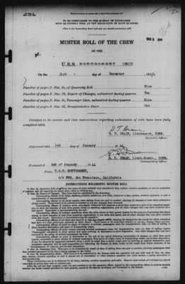 Muster Rolls > 31-Dec-1943