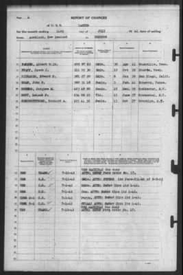 Report of Changes > 14-Jul-1942