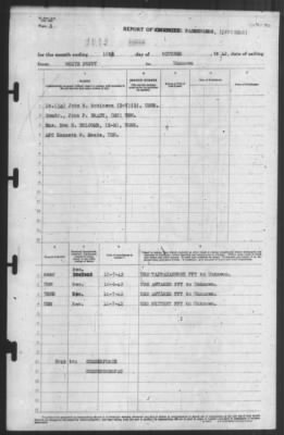 Report of Changes > 10-Oct-1942