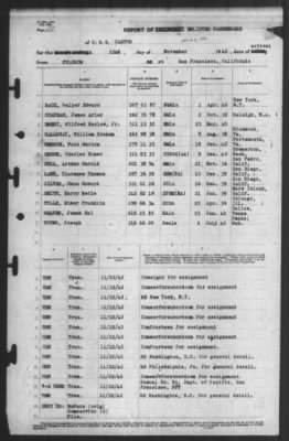 Report of Changes > 22-Nov-1942