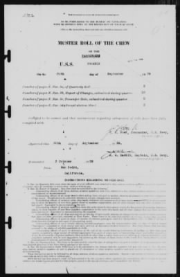 Muster Rolls > 30-Sep-1939