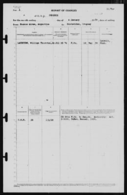 Report of Changes > 4-Jan-1939
