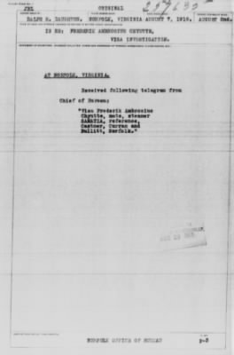 Old German Files, 1909-21 > Frederik Ambrosius Chyutte (#257635)