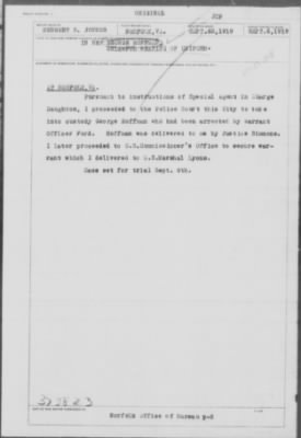 Old German Files, 1909-21 > George Hoffman (#373823)