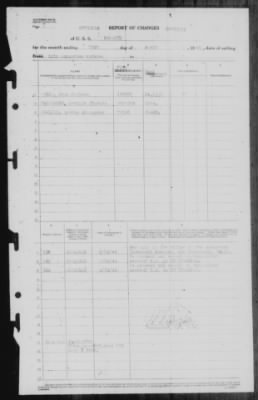 Report of Changes > 26-Apr-1944