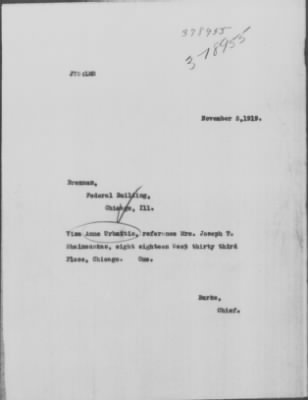 Old German Files, 1909-21 > Anne Urbaitis (#378955)