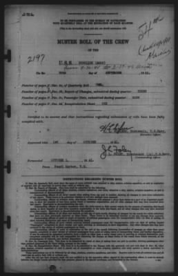 Muster Rolls > 30-Sep-1941