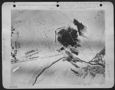 Consolidated > During Bombing: This attack (20 Feb 44) envelops the main assembly area.