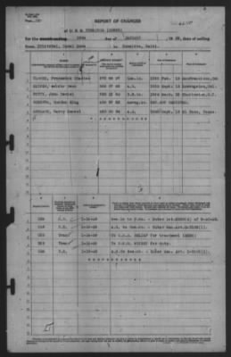 Thumbnail for Report of Changes > 19-Jan-1939