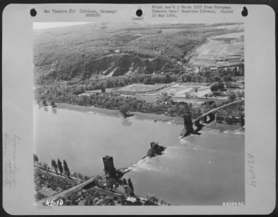 Consolidated > Bombed Bridge, Coblenz, Germany.