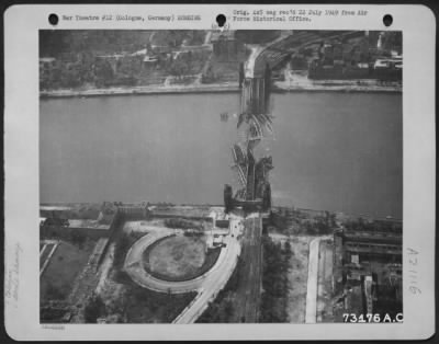 Consolidated > Bombed Out Bridge At Cologne, Germany.