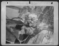 Precision Bombing By Planes Of Major General Samuel E. Anderson'S Medium Bomber Force Put The Nazi Rail Center At Falkenberg, Germany, Out Of Commission.  The Key Junction, 55 Miles South Of Berlin, Was Attacked On April 18 1945 In An Aerial Operation Des - Page 1