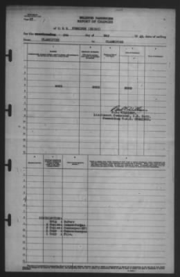 Thumbnail for Report of Changes > 5-May-1943