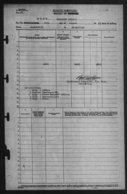 Thumbnail for Report of Changes > 29-Aug-1943