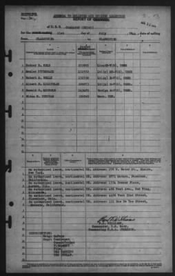 Report of Changes > 21-Jul-1944