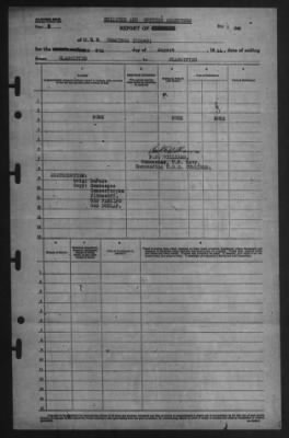 Report of Changes > 9-Aug-1944