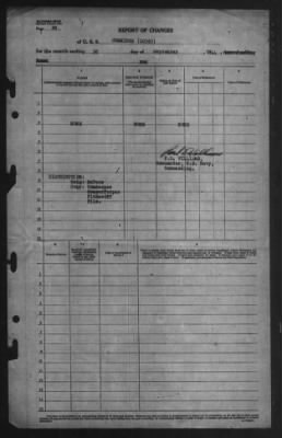 Report of Changes > 30-Sep-1944