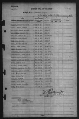 Muster Rolls > 1-Jul-1945