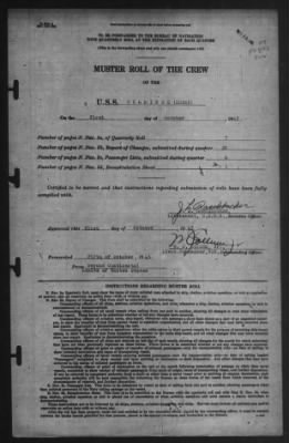 Muster Rolls > 1-Oct-1945