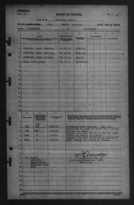 Report of Changes > 26-Feb-1945