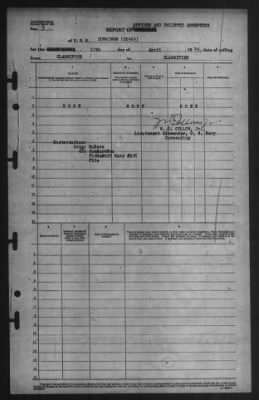 Report of Changes > 12-Apr-1945