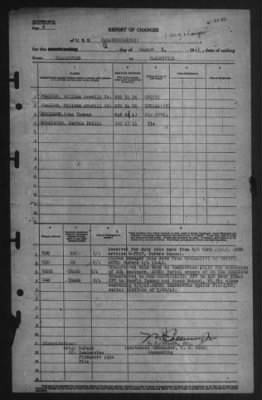 Report of Changes > 5-Aug-1945