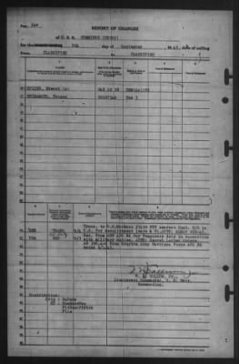 Report of Changes > 9-Sep-1945
