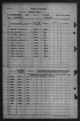 Report of Changes > 10-Oct-1945