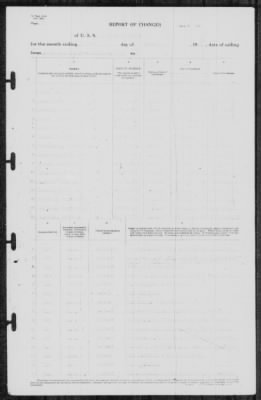 Thumbnail for Report of Changes > [Illegible]-Feb-1939