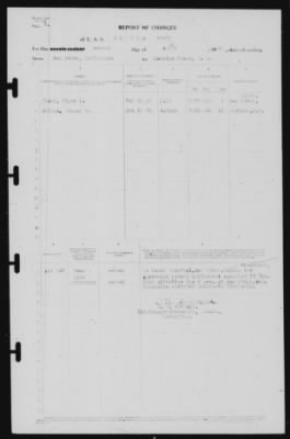 Thumbnail for Report of Changes > 2-Apr-1940