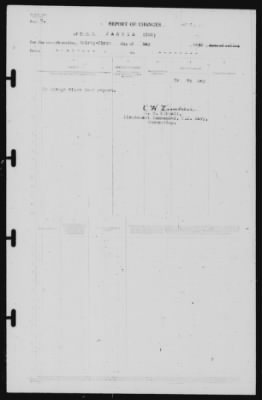 Thumbnail for Report of Changes > 31-May-1940