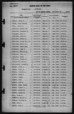 Muster Rolls > 30-Sep-1941