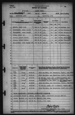Report of Changes > 23-Aug-1942