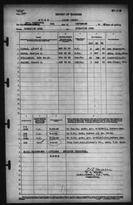 Report of Changes > 5-Sep-1942