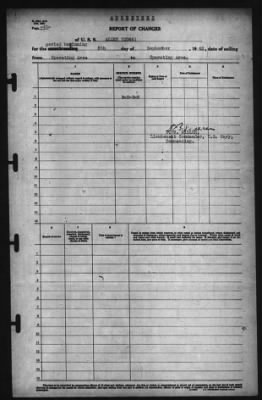 Report of Changes > 5-Sep-1942