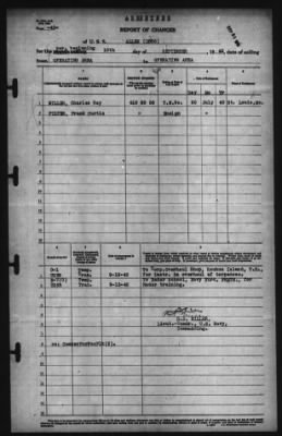 Report of Changes > 13-Sep-1942