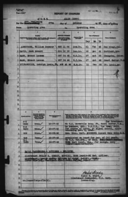Report of Changes > 27-Oct-1942