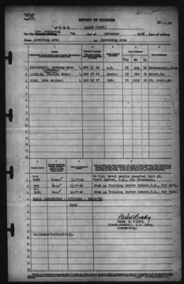 Report of Changes > 7-Nov-1942