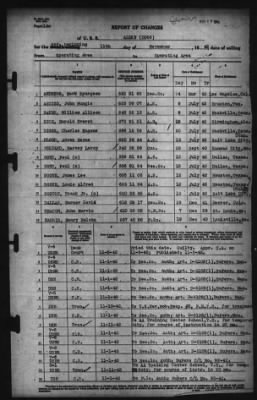 Report of Changes > 11-Nov-1942