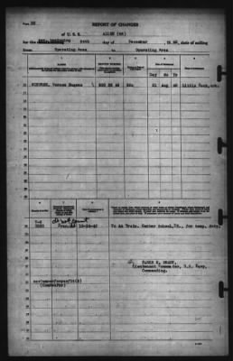 Report of Changes > 24-Dec-1942
