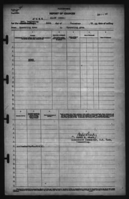 Report of Changes > 24-Dec-1942