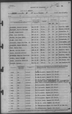 Report of Changes > 16-Jan-1943