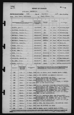 Thumbnail for Report of Changes > 11-Sep-1941