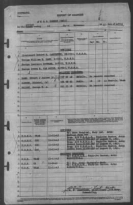 Report of Changes > 12-Nov-1943
