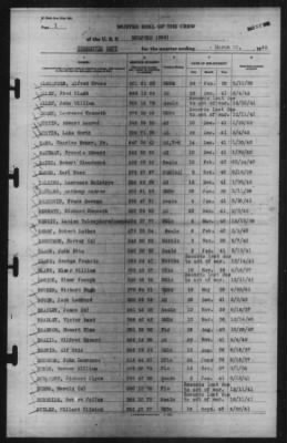 Muster Rolls > 31-Mar-1942