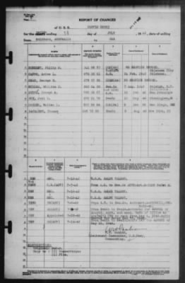 Report of Changes > 14-Jul-1942