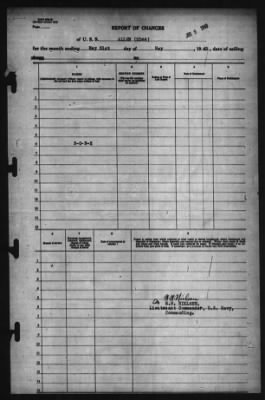 Report of Changes > 31-May-1943