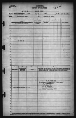 Report of Changes > 17-Jun-1943